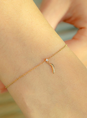 简约气质百搭可爱小香蕉手链极简