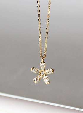 925纯银项链精致华丽花型