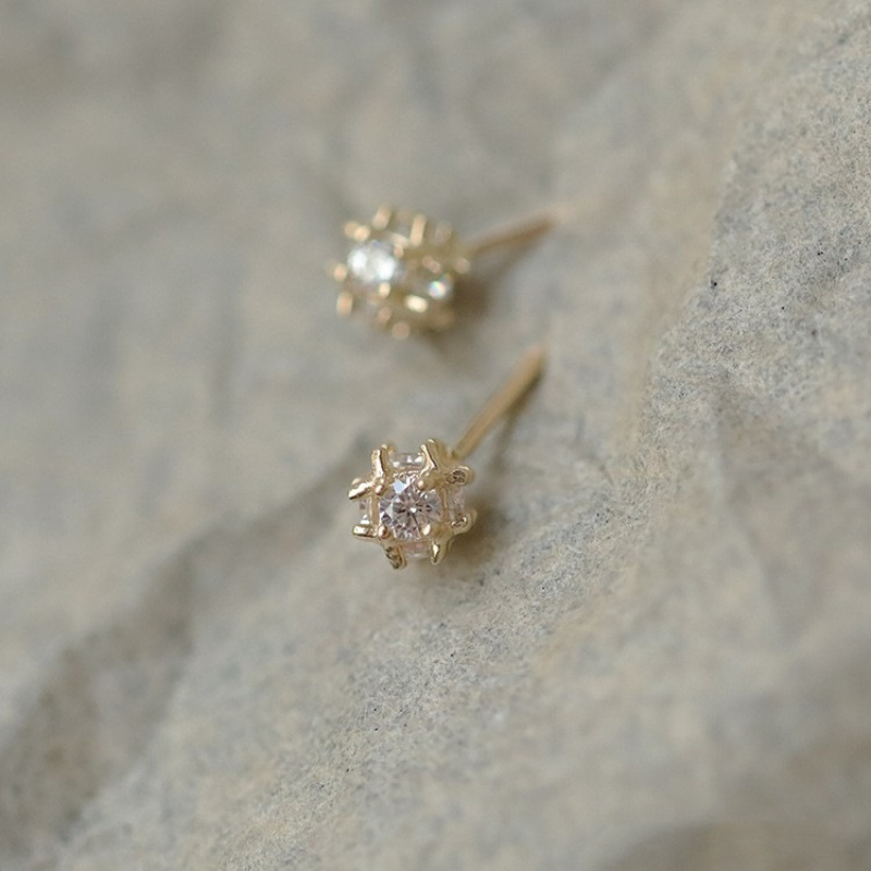 立体小圆球迷你闪亮养耳洞耳钉