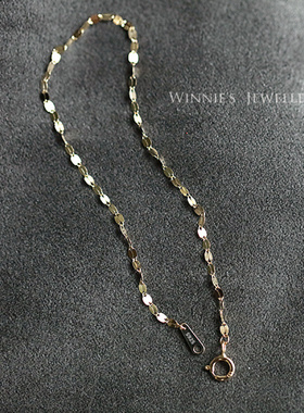 百搭光面片极细简约百搭女手链