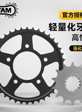 AFAM牙盘本田非双CRF1100L CRF1000L大小飞前后链轮RK链条改装