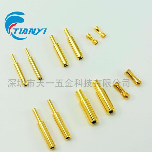 PCB 板连接传感器0.8/1.0/1.5/2.0冠簧母孔电源模块测试针焊接端