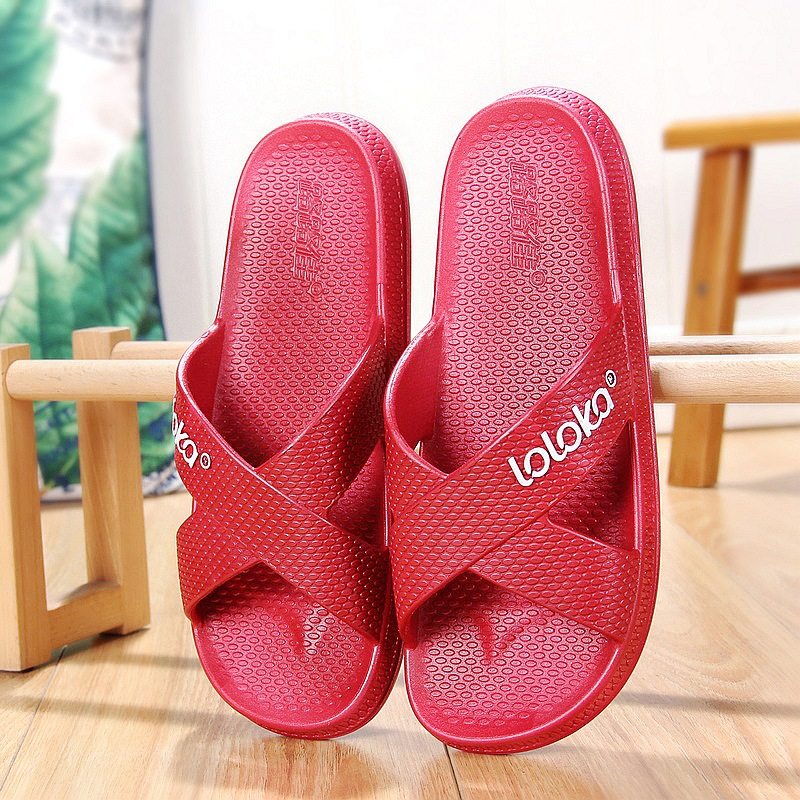 路路佳拖鞋女2025新款橡胶拖鞋老人防滑浴室拖鞋老式交叉女士拖鞋,居家布艺,居家凉拖/凉鞋,淘宝优惠券,粉丝福利购,淘宝优惠卷
