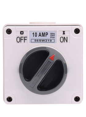 新款澳式五防开关56SW220工业开关20A双极开关户外防水开关旋包邮