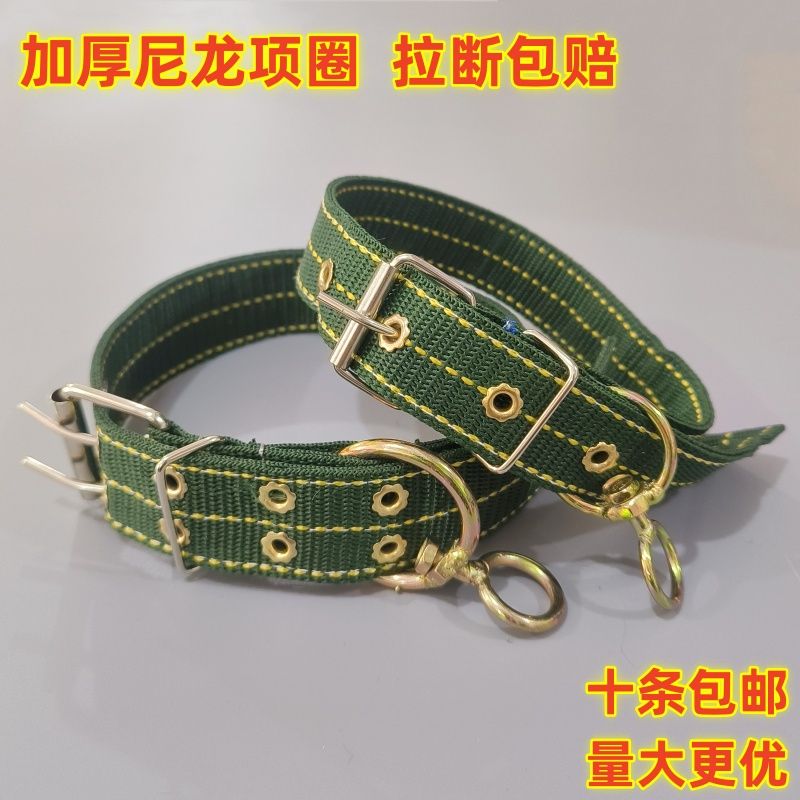 狗项圈脖圈脖环防走失脖套小中大型犬防脱防勒宠物带转环圆项圈