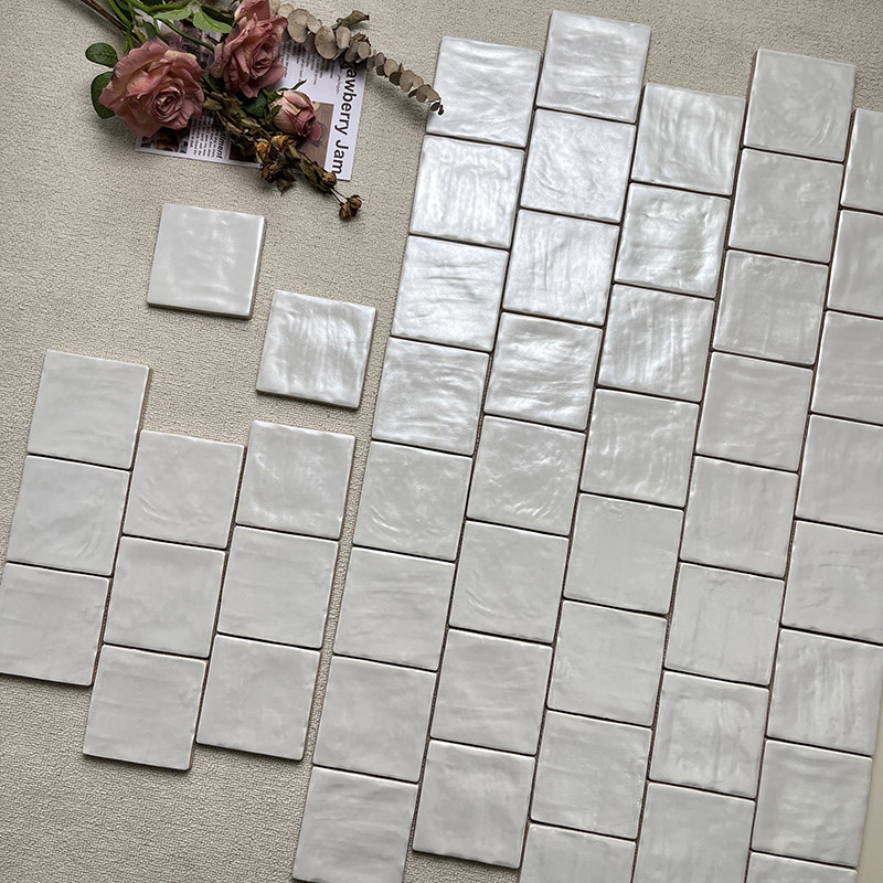 珍珠釉小方砖中古风房屋翻新瓷砖