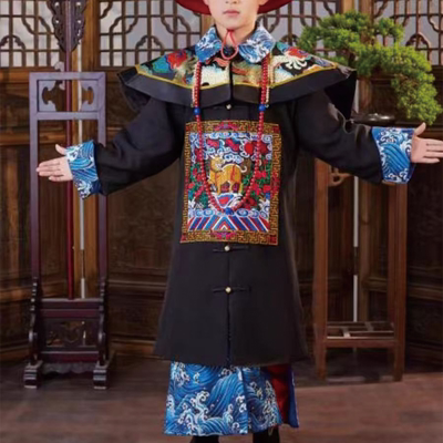 影视古装清朝大臣服朝服文官武将舞台话剧群演影楼写真汉服演出服