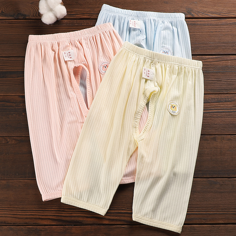 承承鹿婴儿长裤冰丝莫代尔凉爽