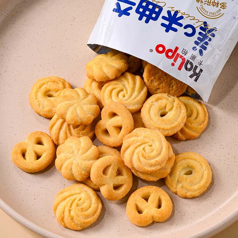 美味曲奇饼干丹麦风味办公室小零食便携送礼小包装休闲小食品批发