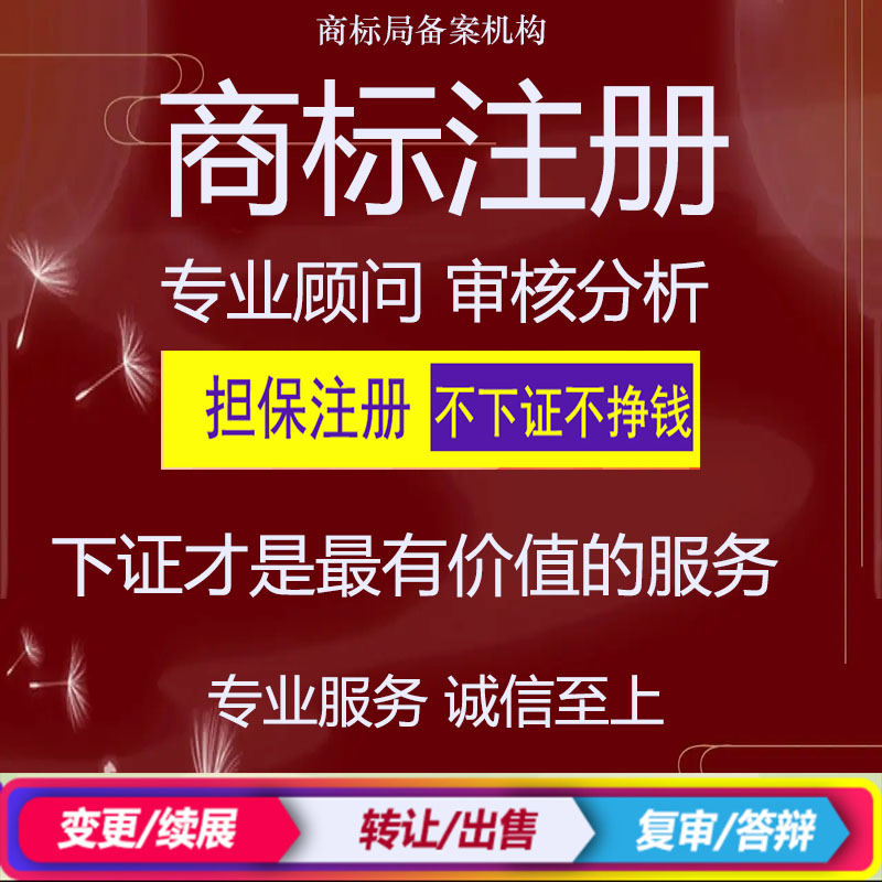 商标注册设计加急申请公司个人办理查询代理代办品牌变更转让续展