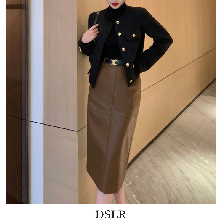 【断码捡漏】高腰包臀裙新款亲肤柔软拼接遮胯显瘦半身裙X2B42008