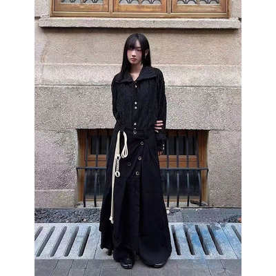 山本风新中式裤子男设计感