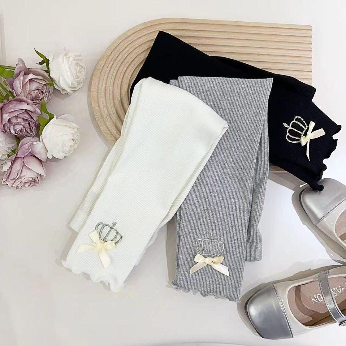 童森童马女童打底裤夏季薄款女宝宝裤子不起球儿童裤袜春秋款长裤