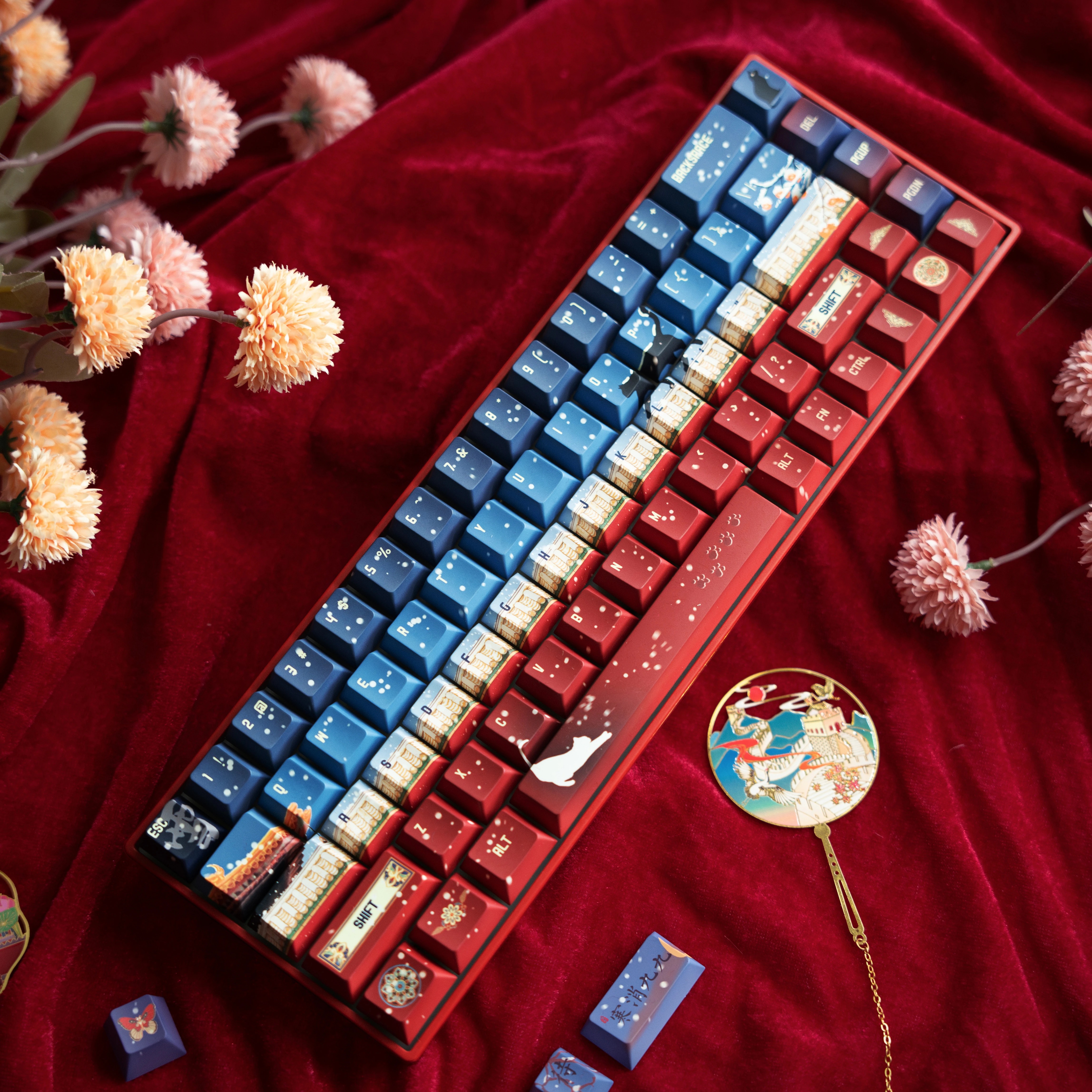 集一故宫初雪键帽古风国风礼物