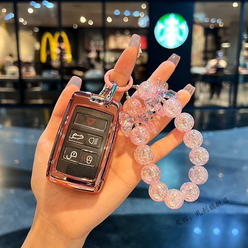 路虎钥匙套极光星耀发现5神行4女卫士揽胜运动版捷豹XEFL车壳扣包