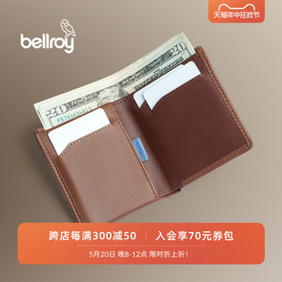 Sleeve极简真皮短夹男士 Bellroy澳洲Note 皮夹牛真皮钱包礼物超薄