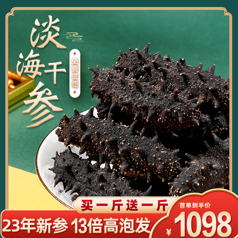 【国标13倍】9年淡干海参干货野生海叁渗非大连辽参海生刺参礼盒