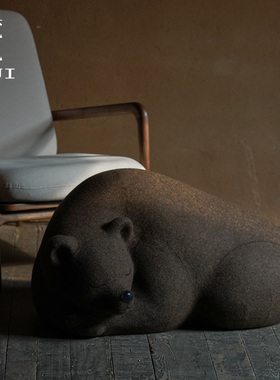 梵几×殷越联名棕熊懒人沙发