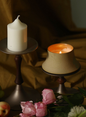 梵几家居 药系列香薰蜡烛中式烛台天然植物卧室客厅精油香氛扩香