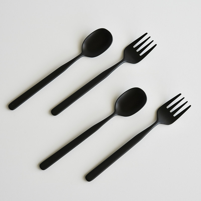 梵几家居×韩国品牌Horang双人叉勺套装不锈钢纯色高档送礼餐具,餐饮具,叉/勺/筷套装,淘宝优惠券,粉丝福利购,淘宝优惠卷