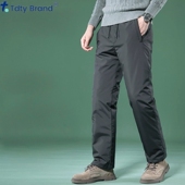 锋冲男士 外穿高腰脱卸内胆羽绒裤 九分大码 三防鹅绒羽绒裤 棉裤 矮厚