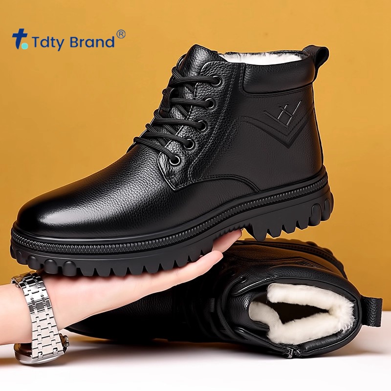 棉鞋男款冬季加绒保暖中老年爸爸