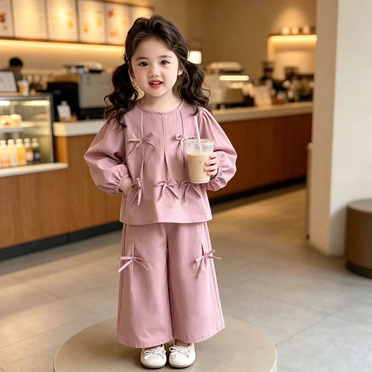 新款女童春季套装2026家居