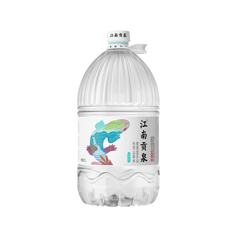 江南贡泉高端天然山泉水12L桶装饮用水泡茶水非矿泉水纯净苏打水