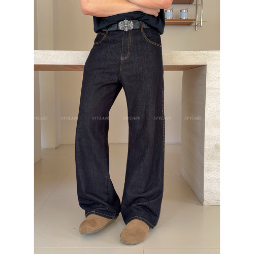 STYLAZERAWDENIM直筒牛仔裤男