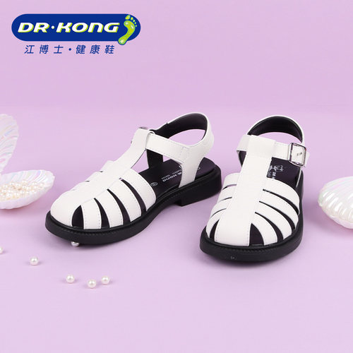 DR.KONG江博士夏季女童包头凉鞋防滑透气全接触凉鞋S2000854