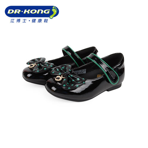 Dr.Kong江博士春季女童鞋黑色小皮鞋礼仪鞋公主学生鞋B1500784