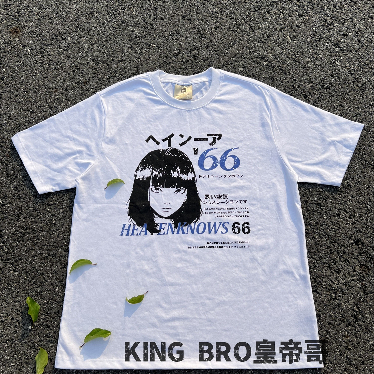 涩谷女孩短袖vtg复古280g纯棉T恤