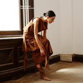 Murmure 秋冬季 新款 羊反绒高跟中筒靴尖头女靴气质时装 靴潮