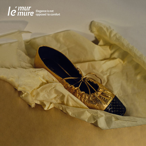 Le'Murmure金色芭蕾舞鞋两色