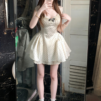 甜美学院风连衣裙女夏季