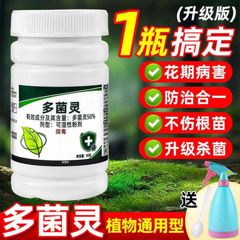 多菌灵杀菌剂花卉植物通用杀虫剂无机肥