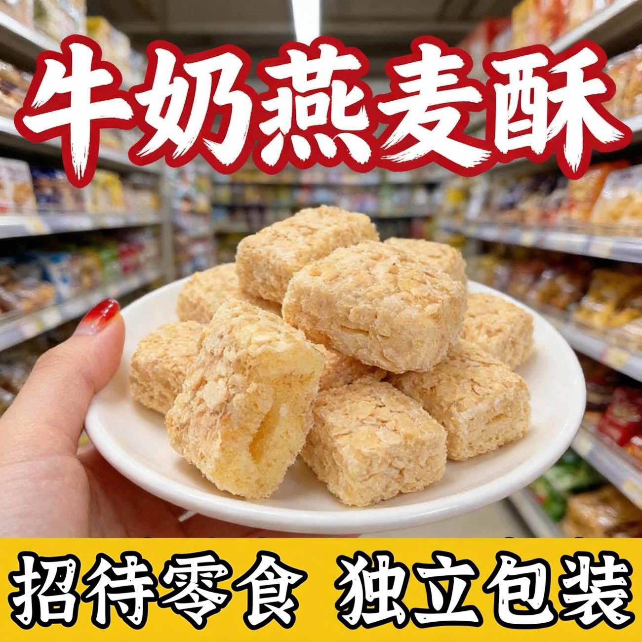 杨元帅牛奶味燕麦酥饼干伴手礼