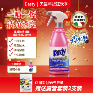 Dasty意大利进口香水玻璃清洁剂擦洗玻璃水垢擦窗清洗去水渍浴室