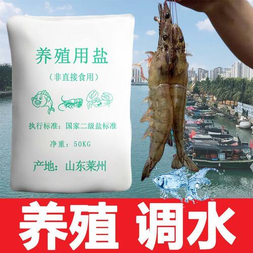 海盐养鱼专用盐无碘原盐
