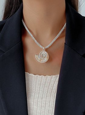 跨境超仙海螺【听海的声音】吊坠