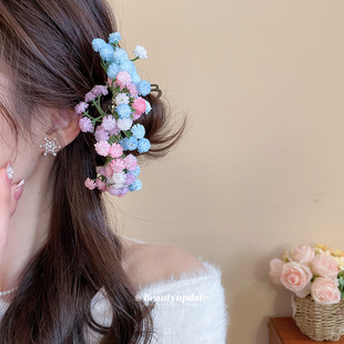 刘亦菲晚宴同款满天星发簪优雅气质小众簪子发钗轻奢高级感发饰女