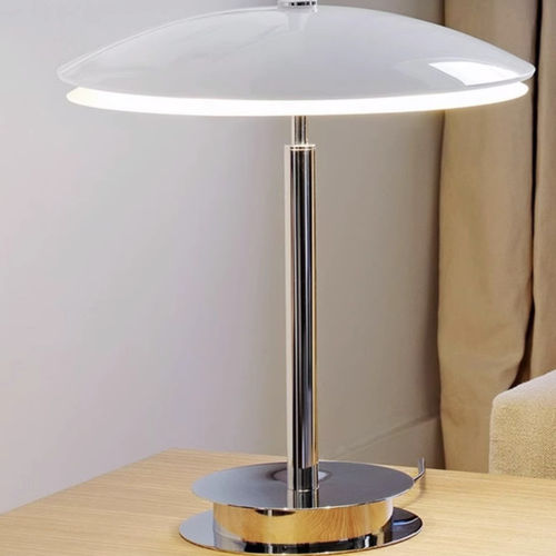 北欧蘑菇灯简约设计师卧室床头灯装饰高级ins风轻奢金属黑色台灯