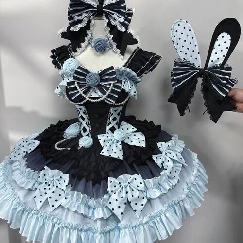 未来色甜点师现货洛丽塔裙吊带裙