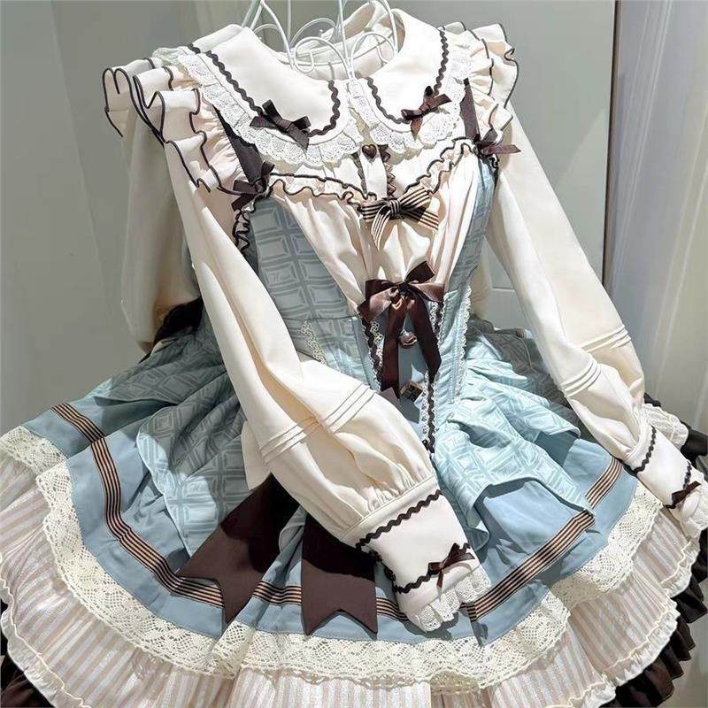 薄巧芙芙新年薄荷巧克力原创设计狗短doll感公主裙可爱洋装,模玩/动漫/周边/娃圈三坑/桌游,lolita洛丽塔/软妹装/洋装,淘宝优惠券,粉丝福利购,淘宝优惠卷