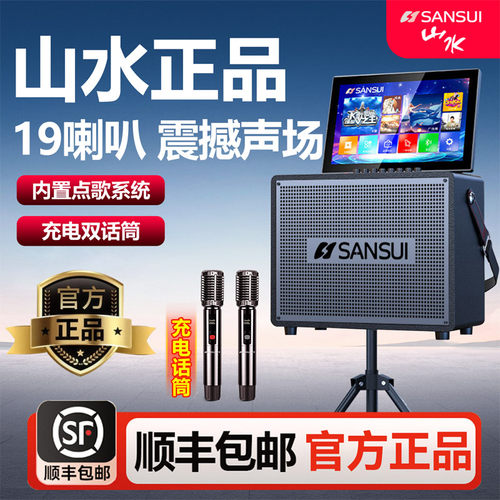 山水E2S音响广场舞户外K歌十大名牌带功放一体机音箱官方旗舰