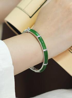 复古无事牌贵妃手镯女新中式古典