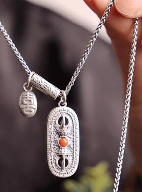 可打开金刚杵喜字香囊吊坠女镂空