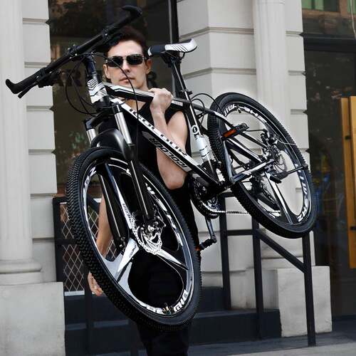 山地自行车男式成人变速越野单车减震赛车24寸26青少年女初中学生