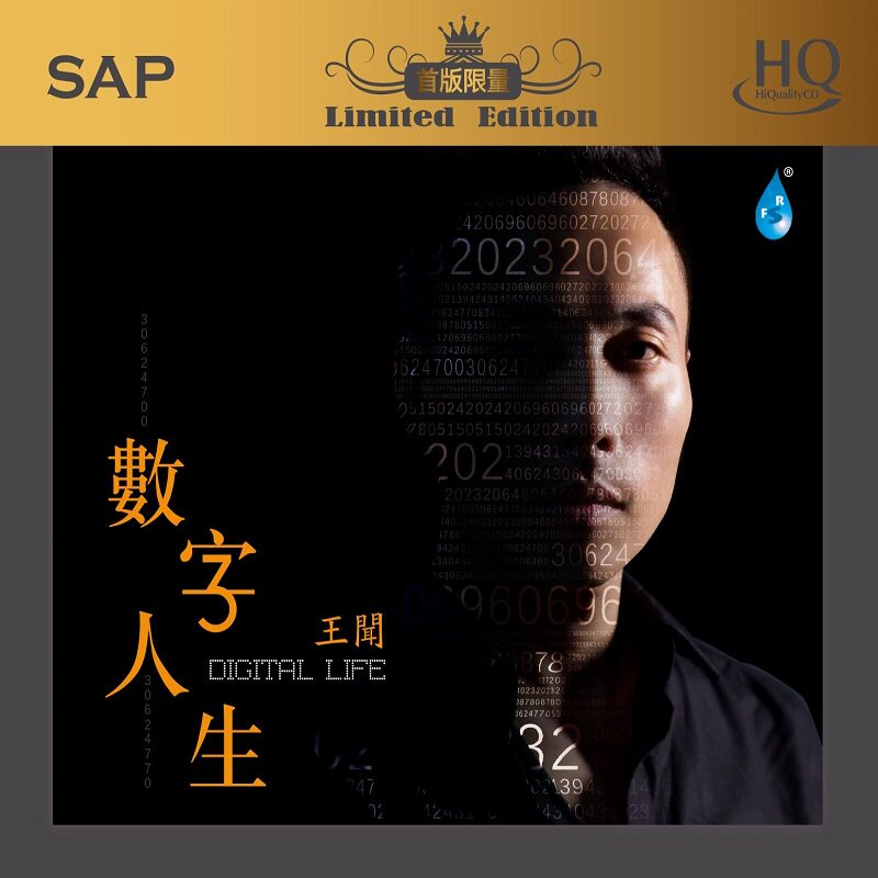 正版现货 王闻专辑 数字人生 华语音乐HQCD 无损发烧人声车载光盘