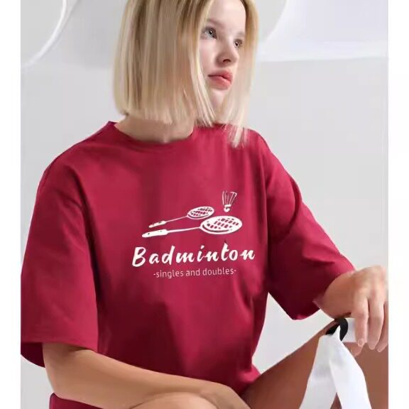 新儿童公开赛速干羽毛球服文化衫男女圆领短袖运动大赛训练服定制